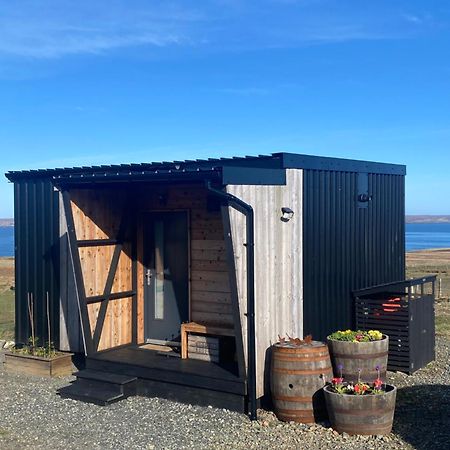 Unique Luxurious Cabin On Sea View Working Croft Garrabost Exterior foto